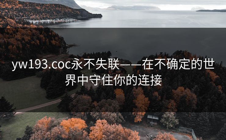 yw193.coc永不失联——在不确定的世界中守住你的连接 yw193.coc永不失联——在不确定的世界中守住你的连接
