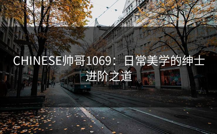 CHINESE帅哥1069:日常美学的绅士进阶之道 CHINESE帅哥1069:日常美学的绅士进阶之道